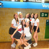 My flatmates and I on our last night out in the city